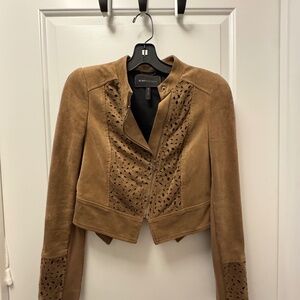 BCBG suede jacket